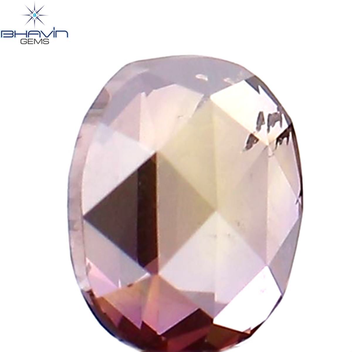 0.15 CT Natural Oval Diamond Enhanced Pink Color Clarity VS2 (3.50 MM)