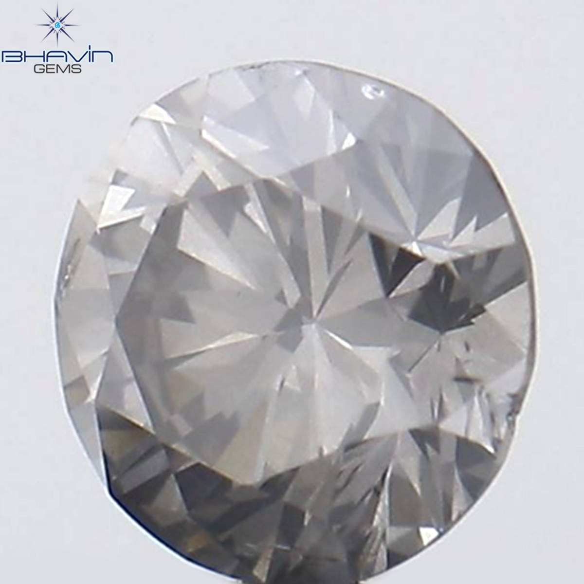 0.19 CT ラウンド シェイプ ナチュラル ダイヤモンド オレンジ イエロー カラー SI2 クラリティ (3.66 MM)