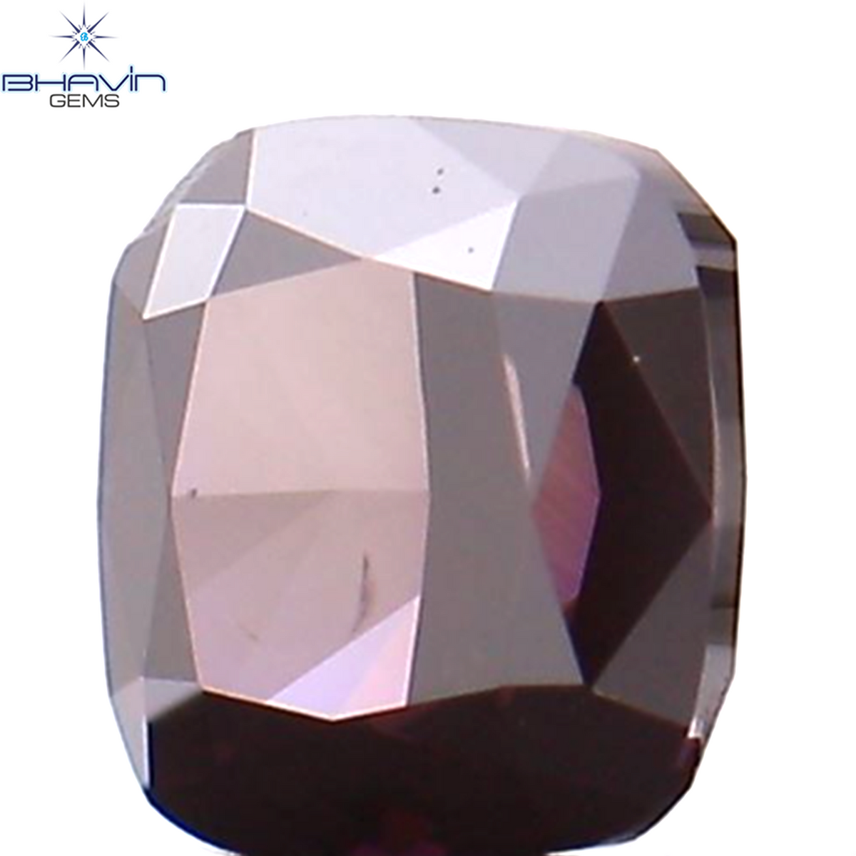 0.07 CT クッション シェイプ ナチュラル ルース ダイヤモンド 強化ピンク色 VS2 クラリティ (2.36 MM)