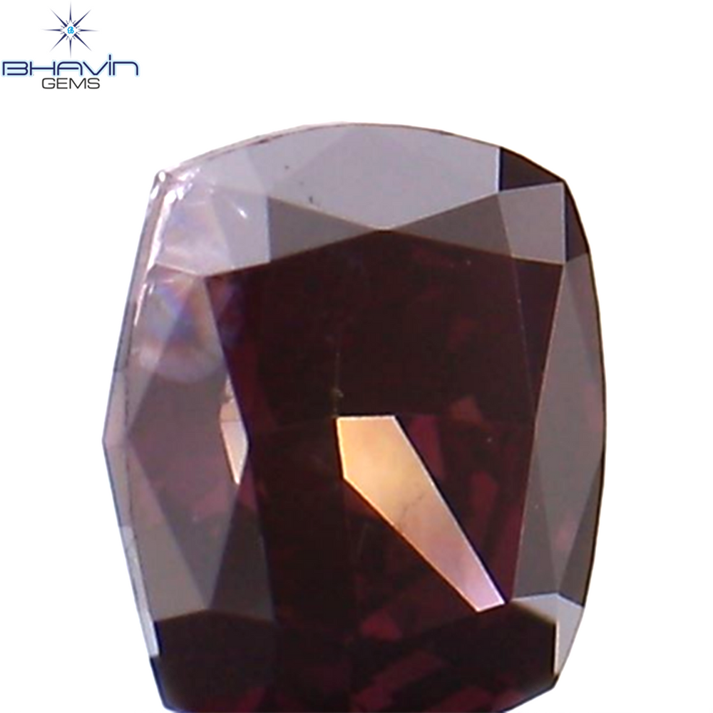 0.20 CT Cushion Shape Natural Loose Diamond Enhanced Pink Color VS2 Clarity (3.79 MM)
