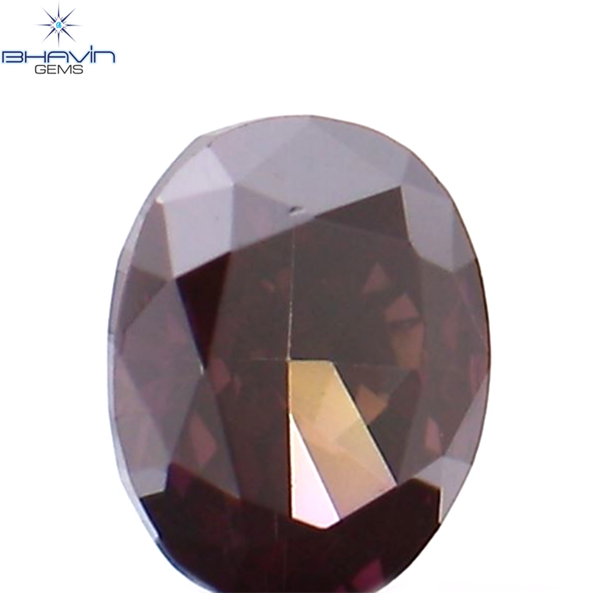 0.20 CT Natural Oval Diamond Enhanced Pink Color Clarity VS1 (3.86 MM)