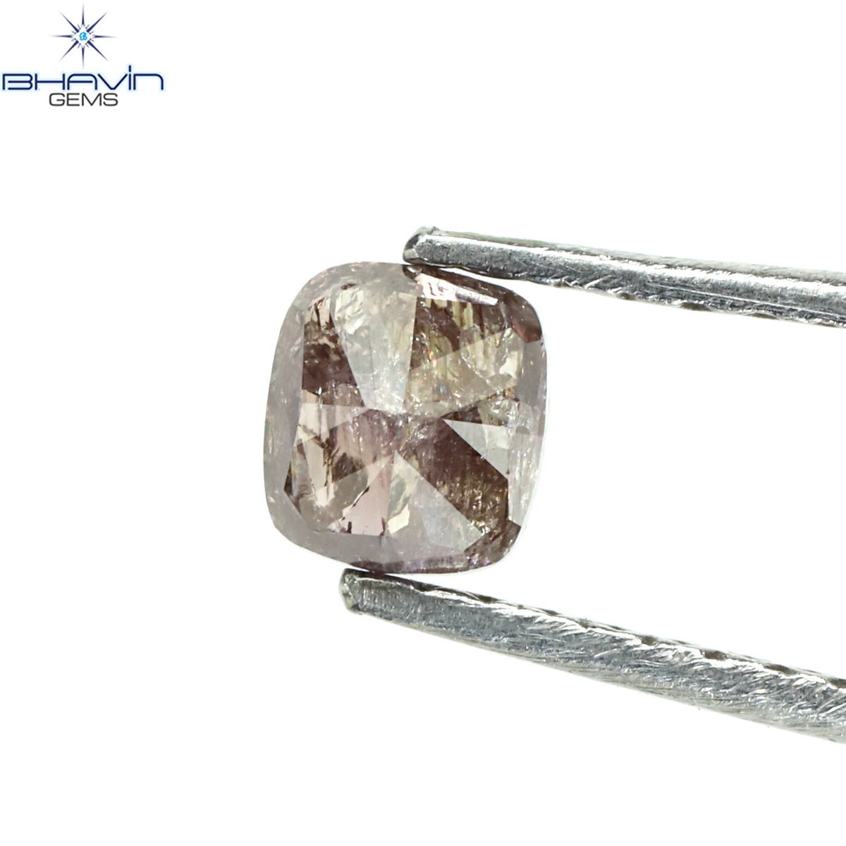 0.05 CT クッションシェイプ 天然ダイヤモンド ピンク色 VS1 クラリティ (2.06 MM)