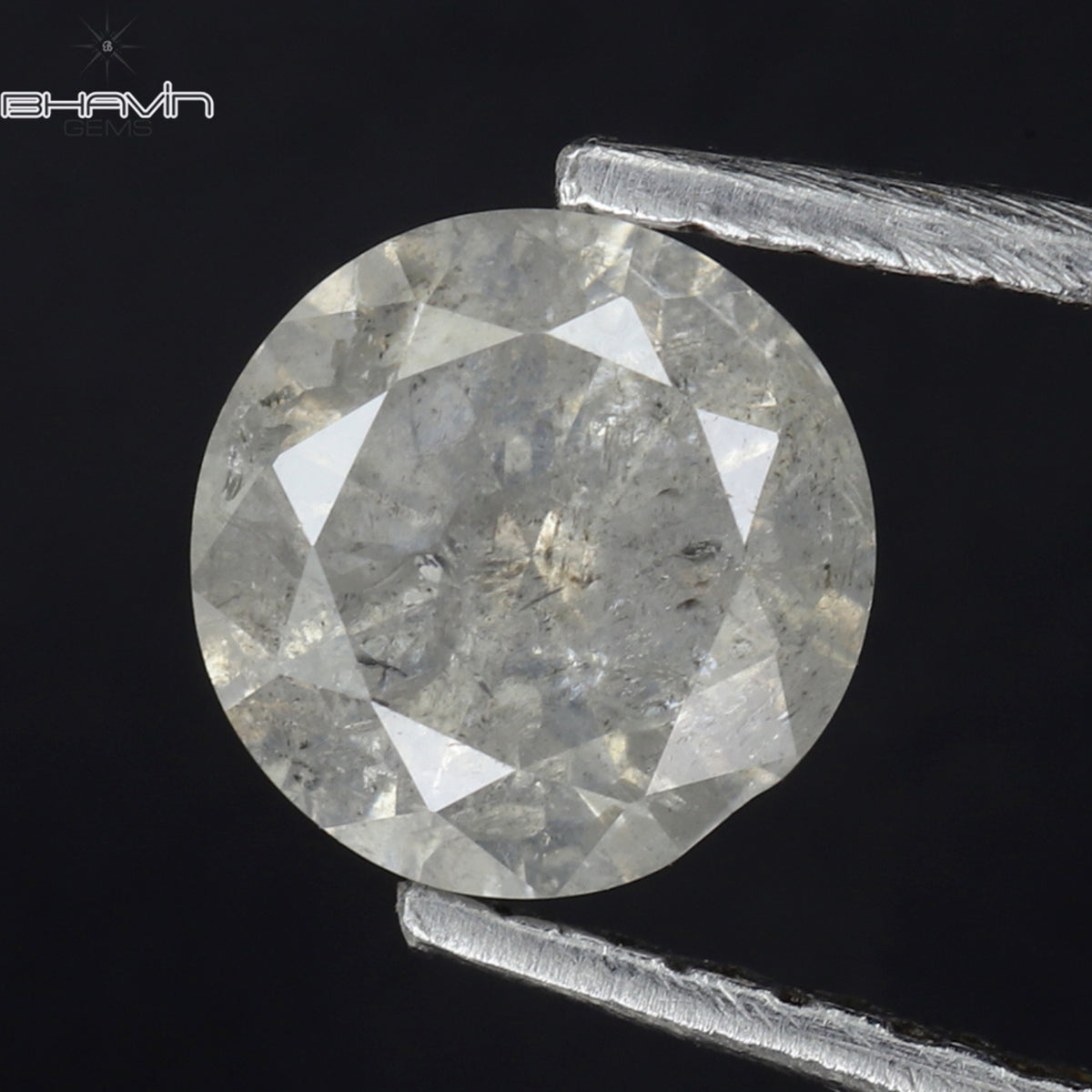 0.54 CT Natural Round Diamond White Color Clarity I3 (5.13 MM)