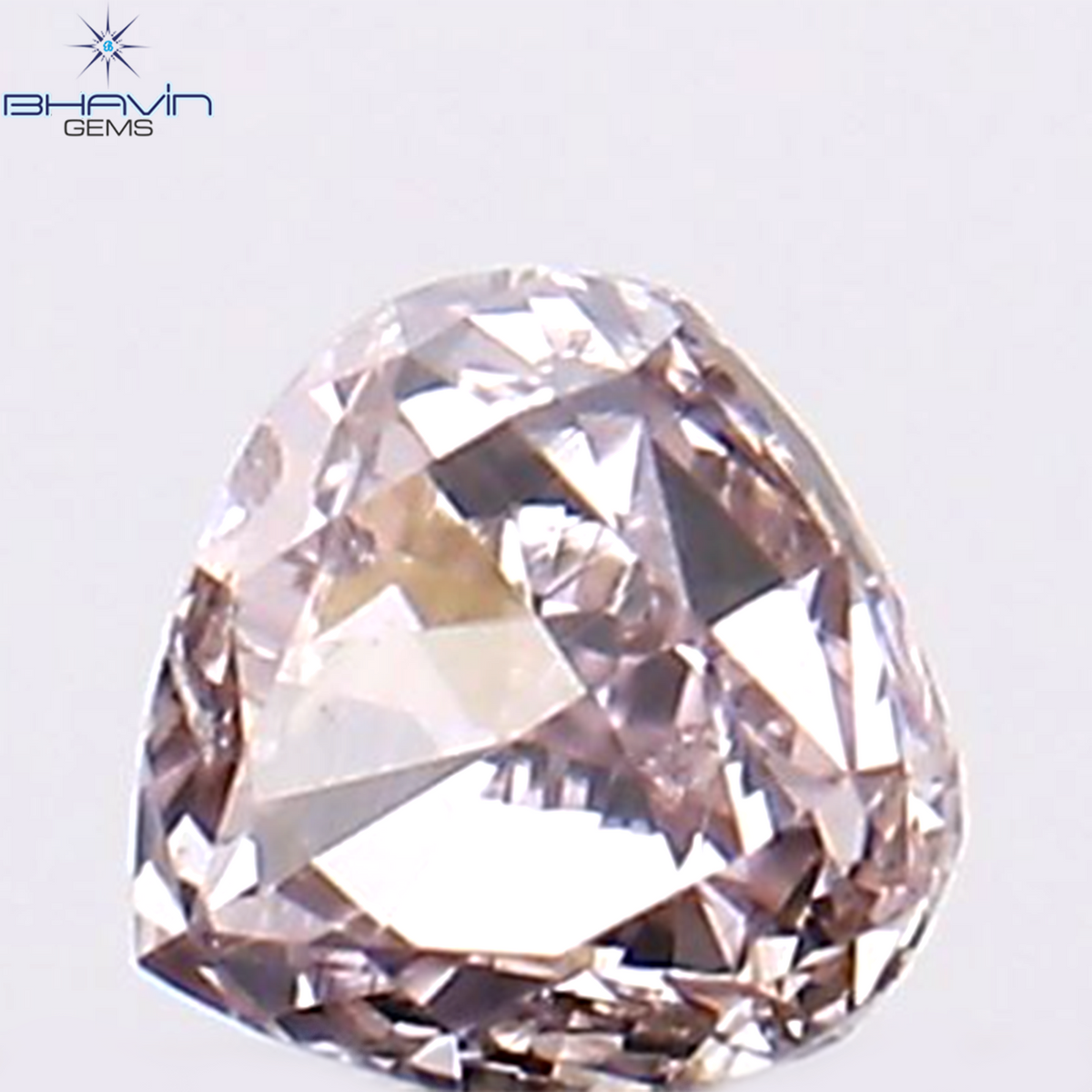 0.06 CT Natural Heart Diamond Pink Color Clarity SI1 (2.28 MM)
