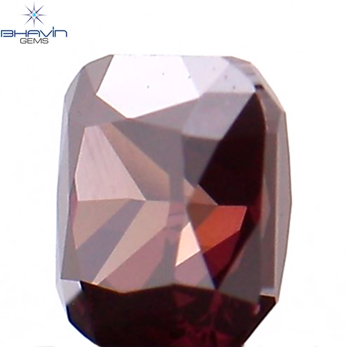 0.17 CT Natural Cushion Diamond Enhanced Pink Color Clarity VS1 (3.12 MM)