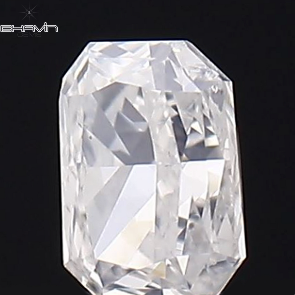 0.08 CT ラディアント シェイプ ナチュラル ダイヤモンド ピンク色 SI2 クラリティ (2.38 MM)
