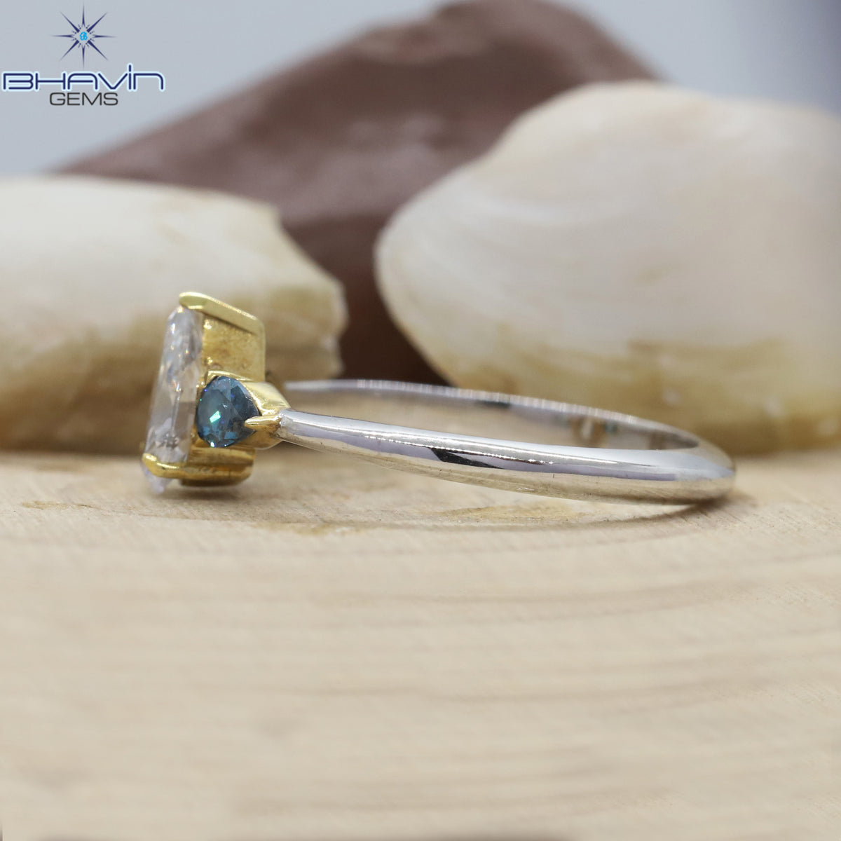 Pear Diamond, White (F) Diamond, Natural Diamond Ring, Engagement Ring, Wedding Ring, Diamond Ring