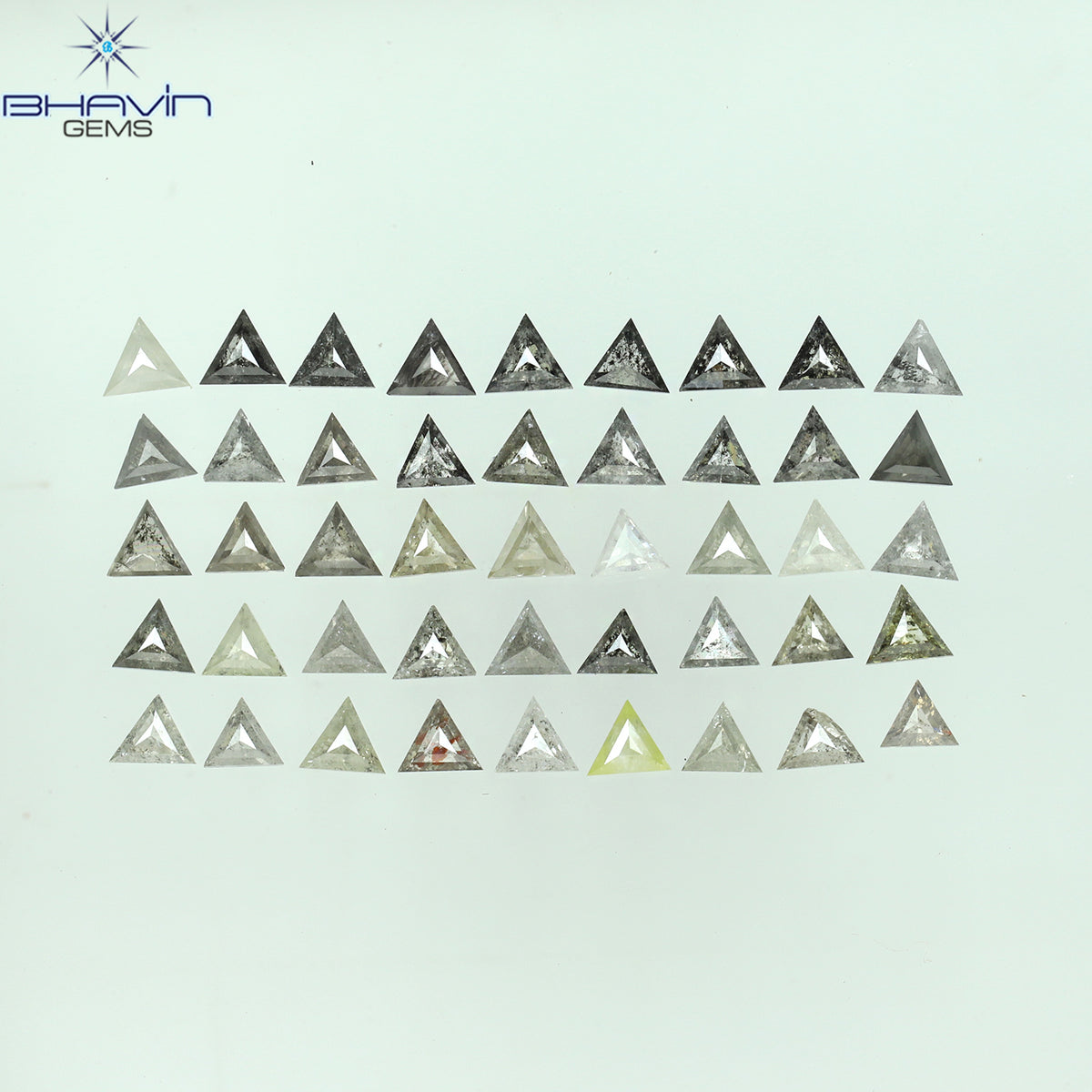 0.05 CT/5 ピース ラウンド シェイプ ナチュラル ルース ダイヤモンド ピンク カラー I1 クラリティ (0.05 MM)