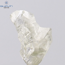 0.73 CT Rough Shape Natural Diamond White Color VS2 Clarity (7.19 MM)
