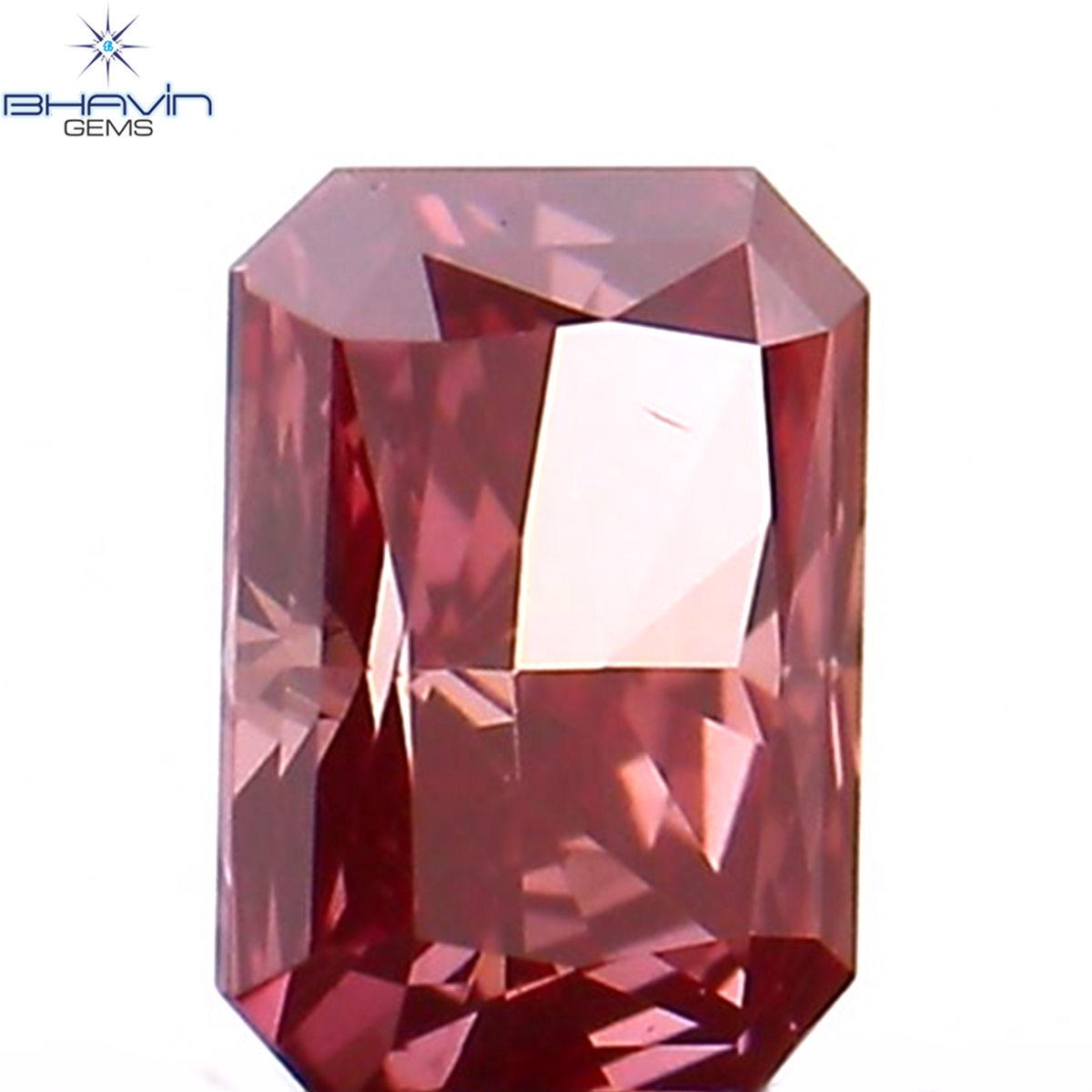 0.15 CT Natural Radiant Diamond Enhanced Pink Color Clarity VS1 (3.69 MM)