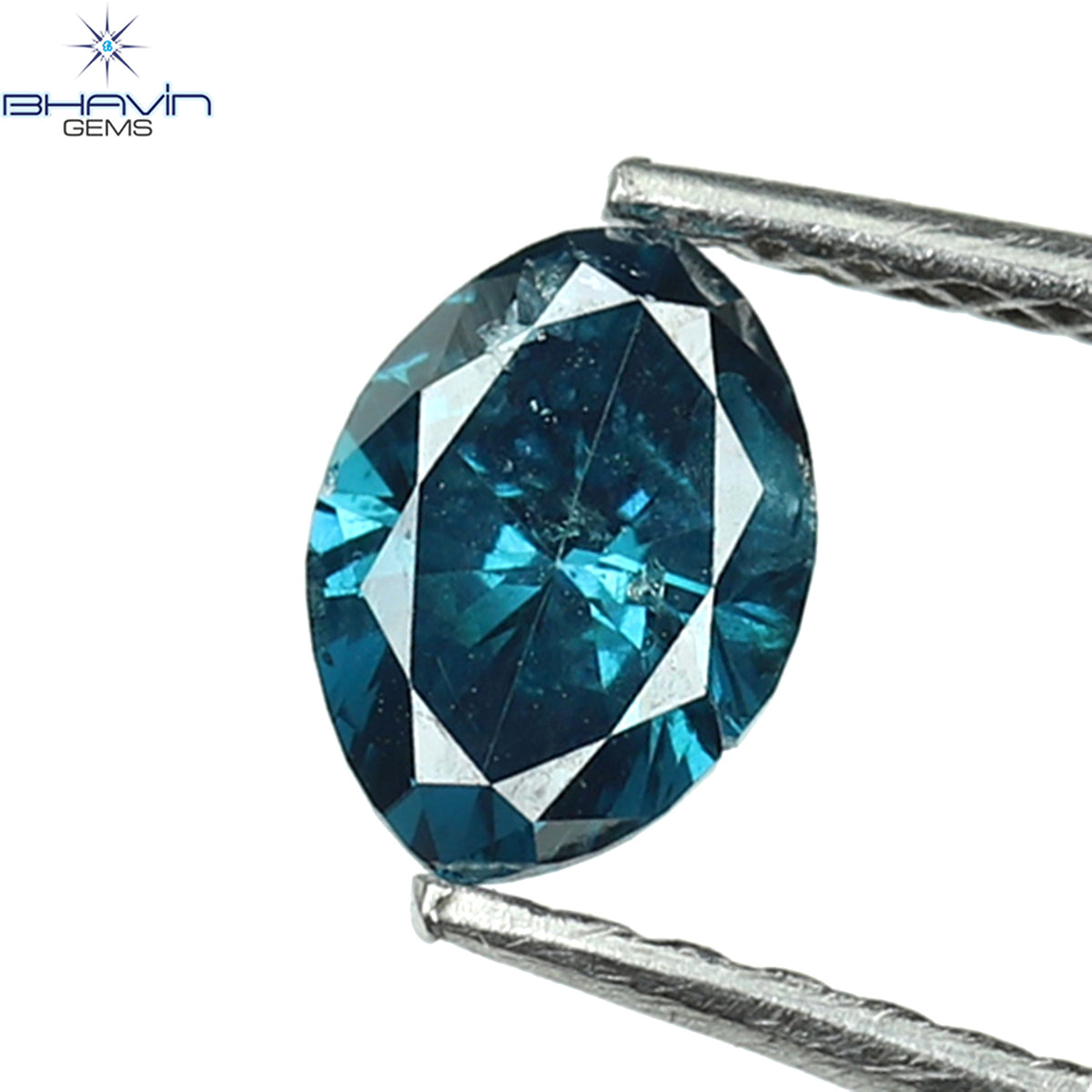 0.47 CT マーキス ダイヤモンド ブルー ダイヤモンド I3 クラリティ (6.23 MM)