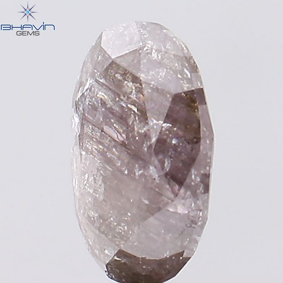 0.18 CT オーバル シェイプ ナチュラル ダイヤモンド ピンク カラー VS2 クラリティ (3.95 MM)