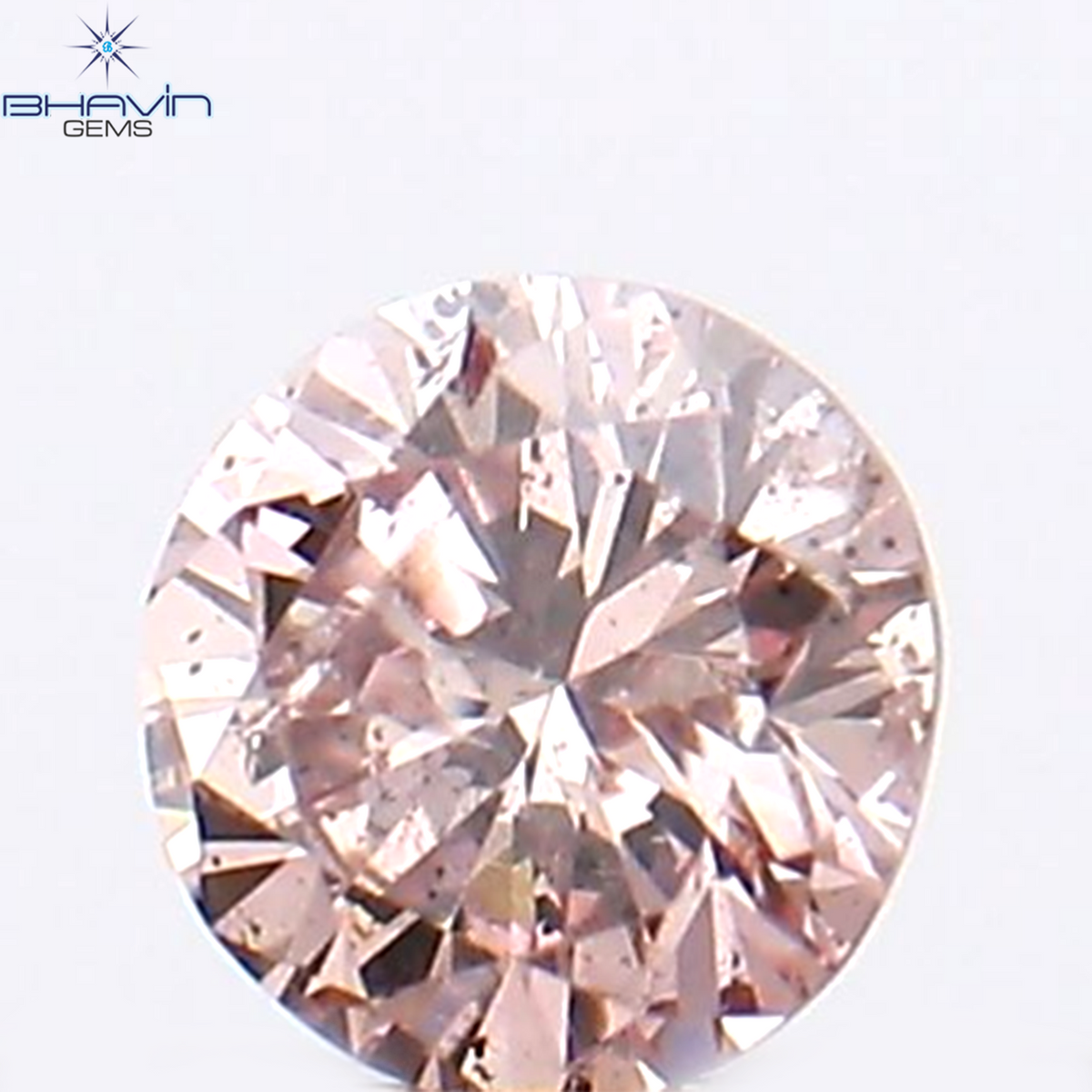 0.05 CT Natural Round Diamond Pink (Argyle) Color Clarity SI2 (2.36 MM)