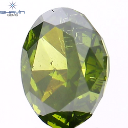 1.04 CT Oval Shape Natural Diamond Green Color SI2 Clarity (7.00 MM)