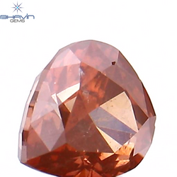0.22 CT Heart Shape Enhanced Pink Color Natural Loose Diamond SI1 Clarity (3.60 MM)