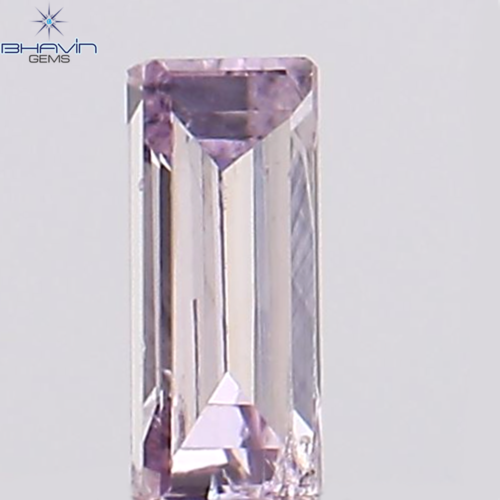 0.05 CT Natural Baguette Diamond Pink Color Clarity VS2 (3.22 MM)