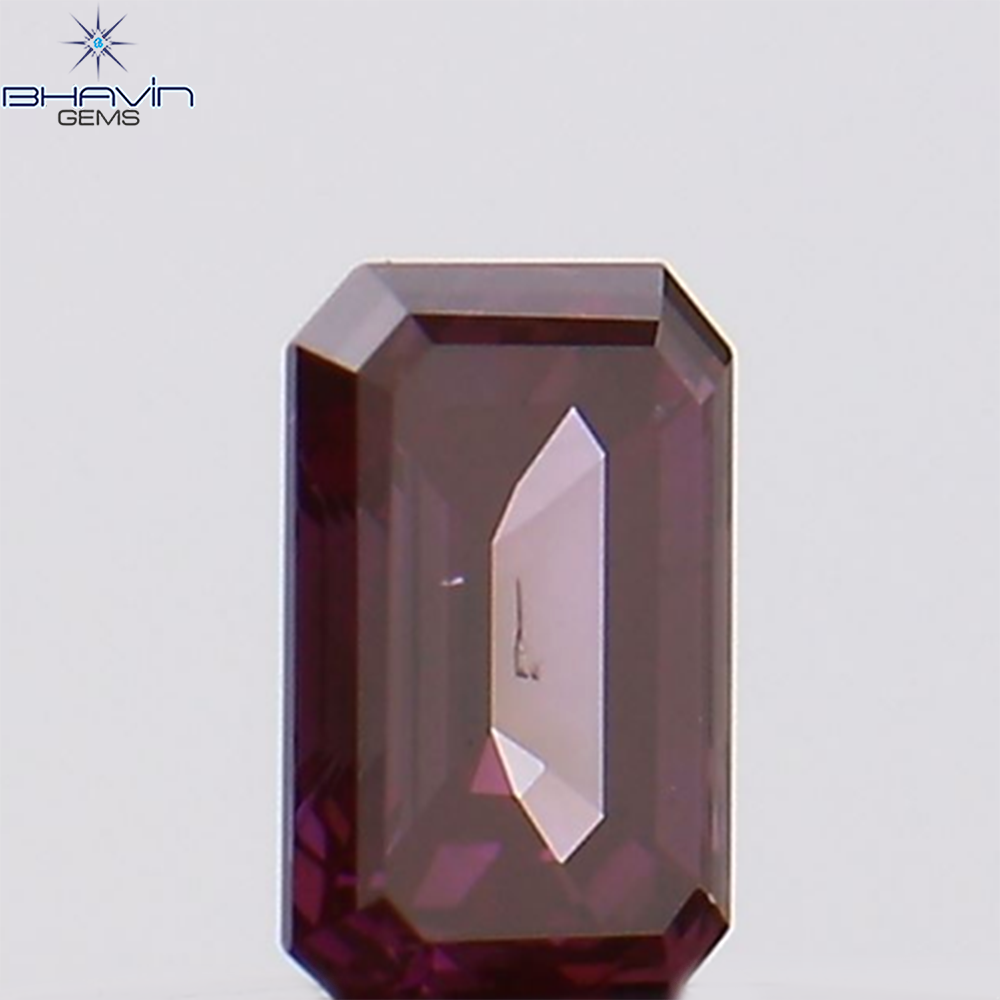 0.15 CT Natural Emerald Diamond Enhanced Pink Color Clarity SI1 (3.67 MM)