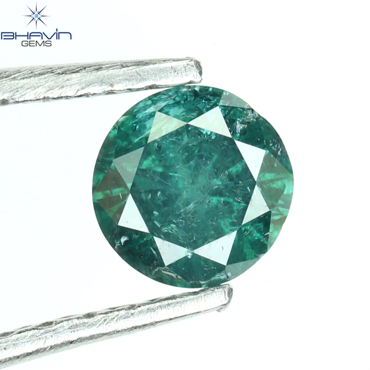0.29 CT Natural Round Diamond Enhanced Blue Color Clarity I3 (4.20 MM)