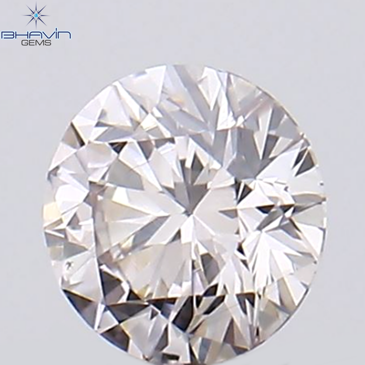 0.09 CT Natural Round Diamond Pink Color Clarity VS2 (2.63 MM)