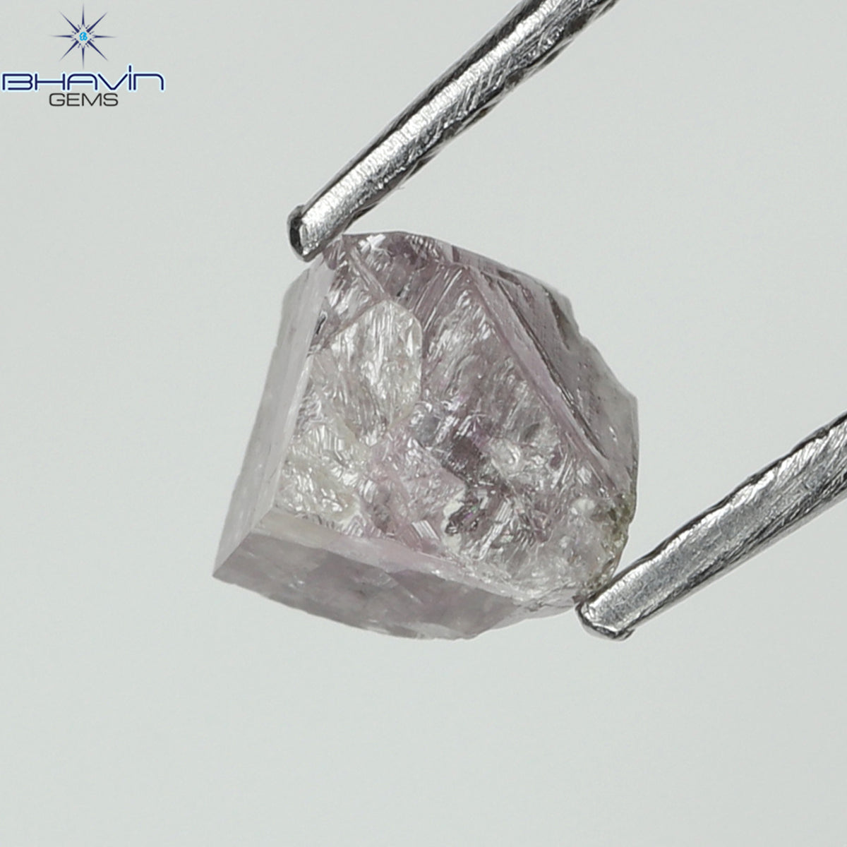 0.49 CT Natural Rough Diamond Pink Color Clarity I3 (4.90 MM)