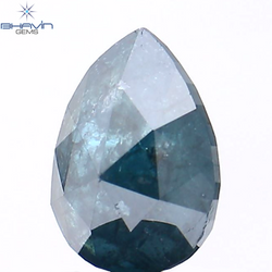 0.84 Pear Shape Natural Diamond Blue Color I3 Clarity (7.15 MM)