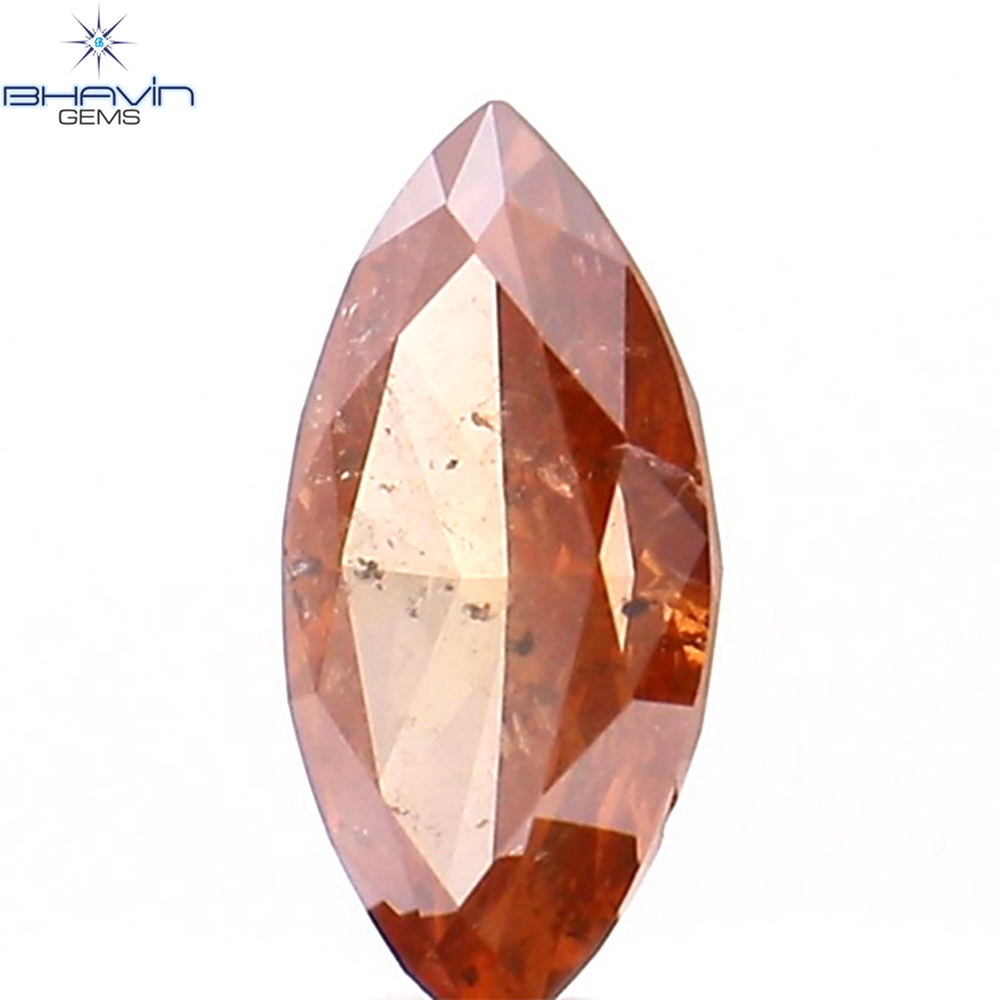 0.31 CT Marquise Shape Natural Diamond Pink Color SI2 Clarity (6.59 MM)