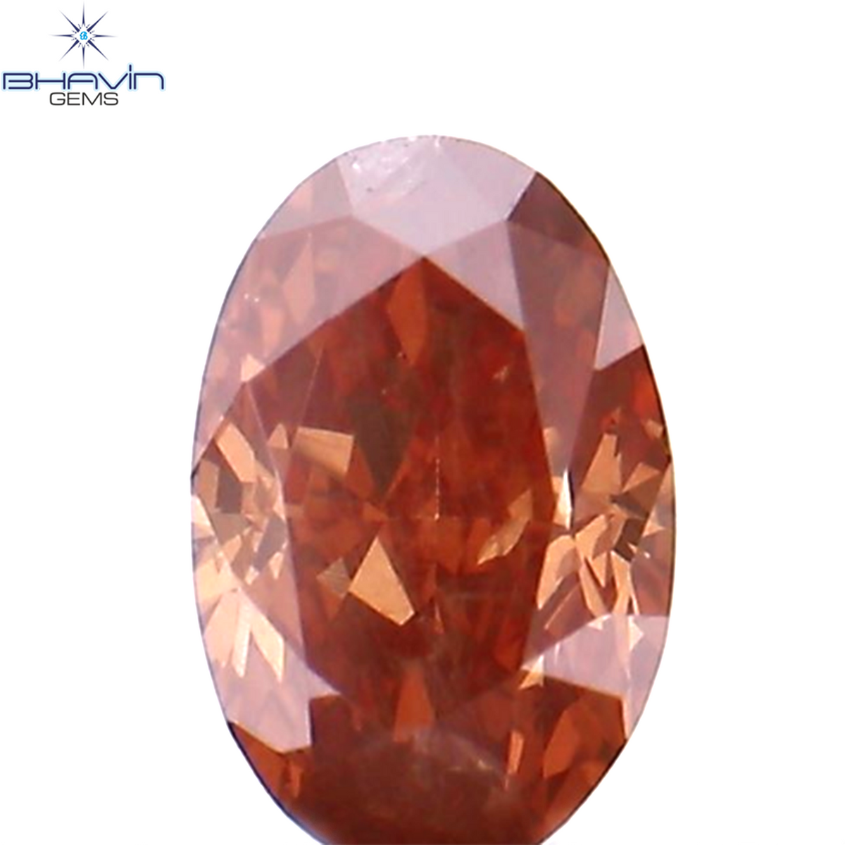 0.18 CT Natural Oval Diamond Enhanced Pink Color Clarity SI1 (4.18 MM)