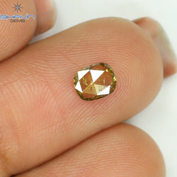 0.30 CT Cushion Diamond Natural Loose Diamond Green Color I2 Clarity (5.08 MM)