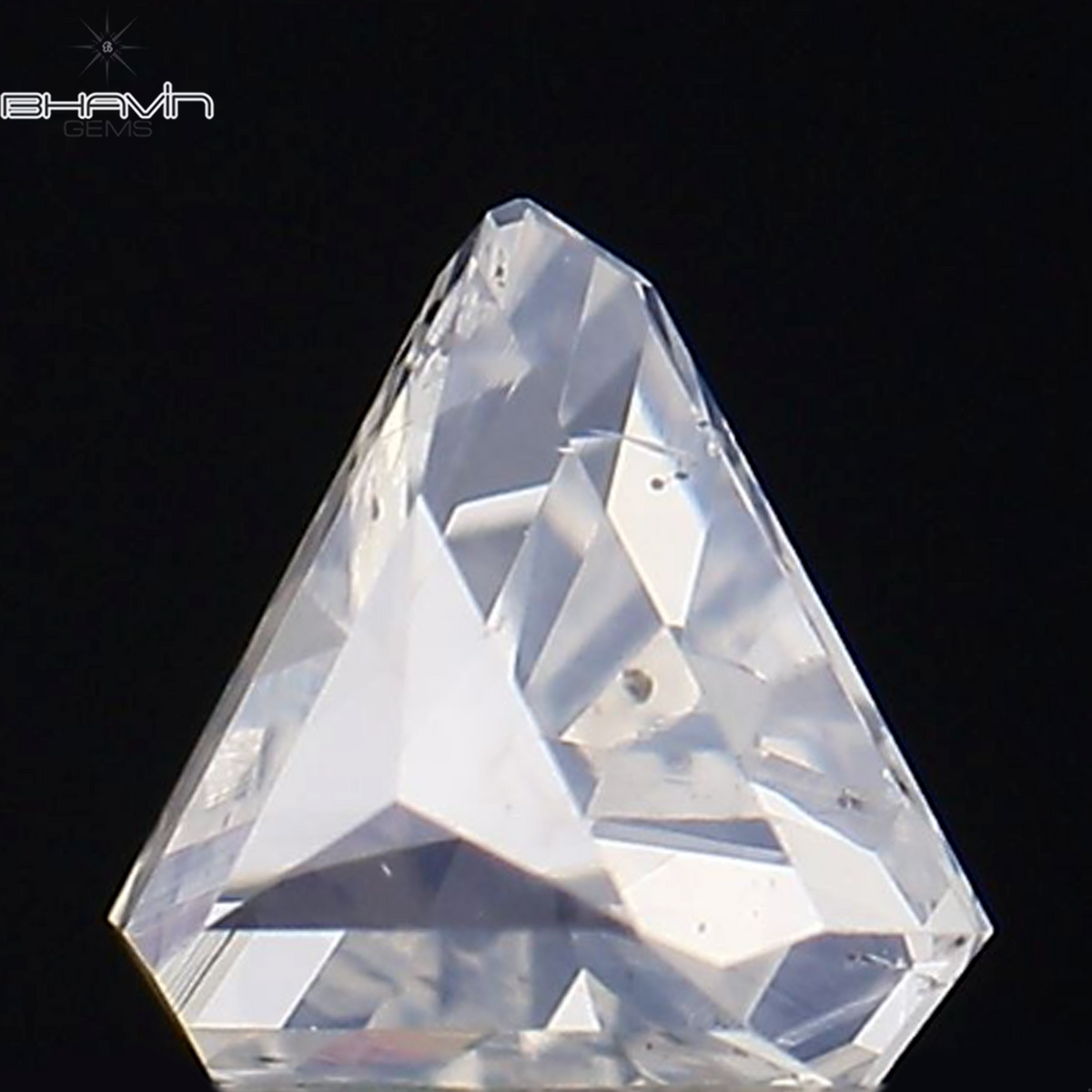 0.08 CT ラディアント シェイプ ナチュラル ダイヤモンド ピンク色 SI2 クラリティ (2.38 MM)