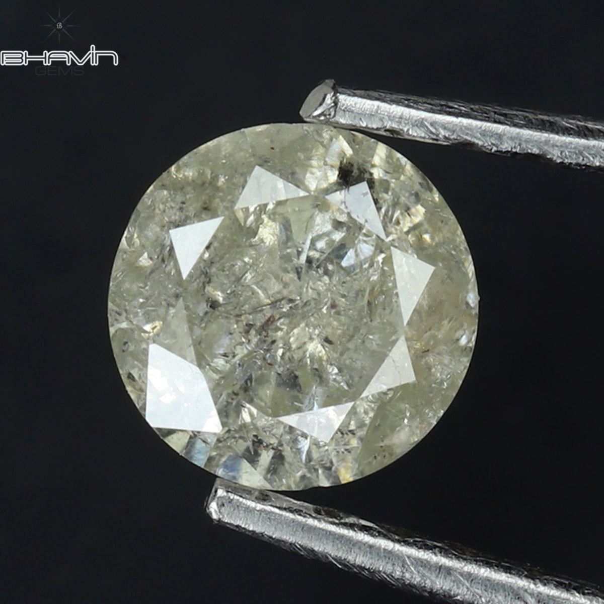0.37 CT Natural Round Diamond White Color Clarity I3 (4.62 MM)