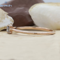 Round Diamond, Natural Diamond Ring, Salt And Pepper Diamond, Gold Ring, Engagement Ring, Wedding Ring, Diamond Ring,