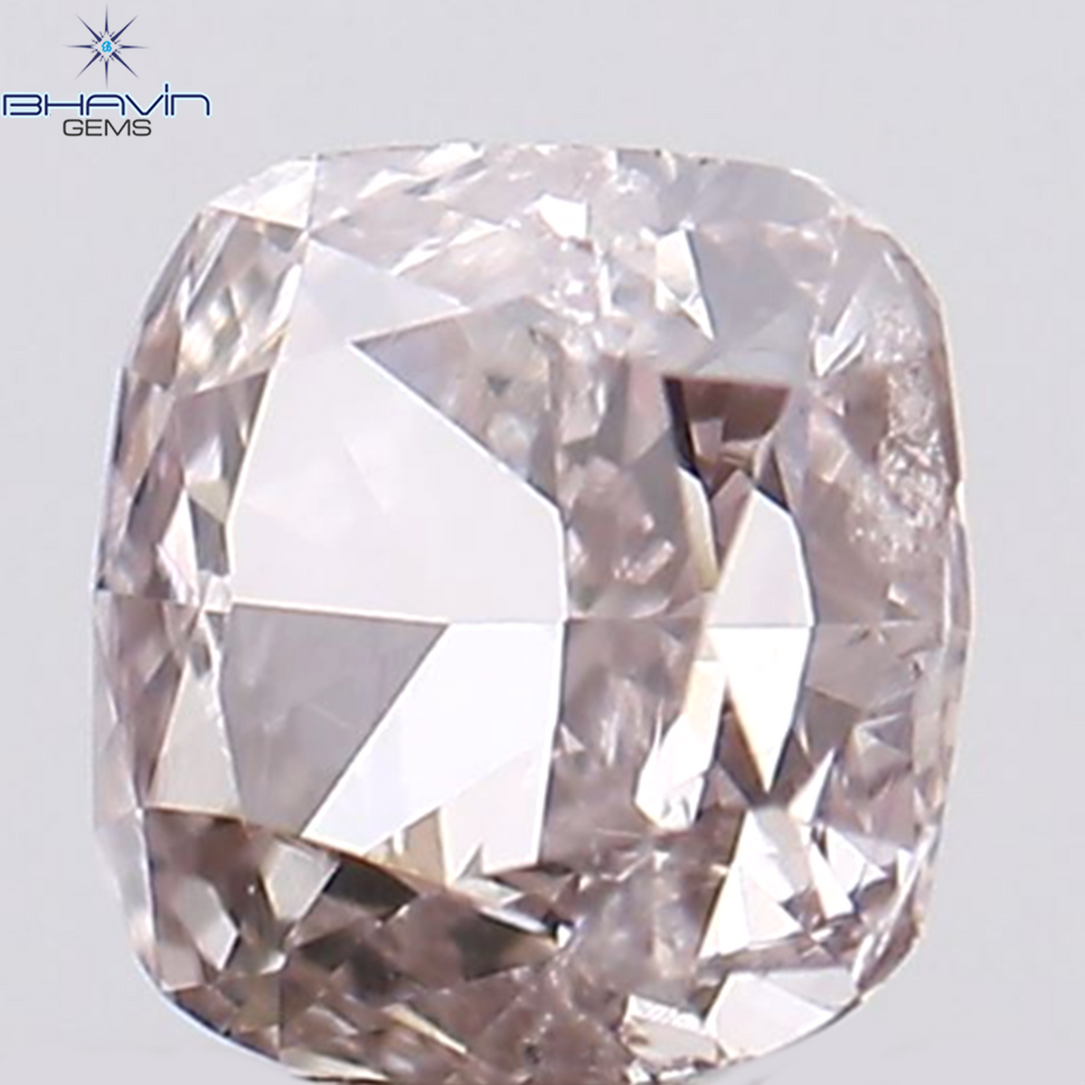 0.16 CT Natural Cushion Diamond Pink Color Clarity SI2 (3.00 MM)