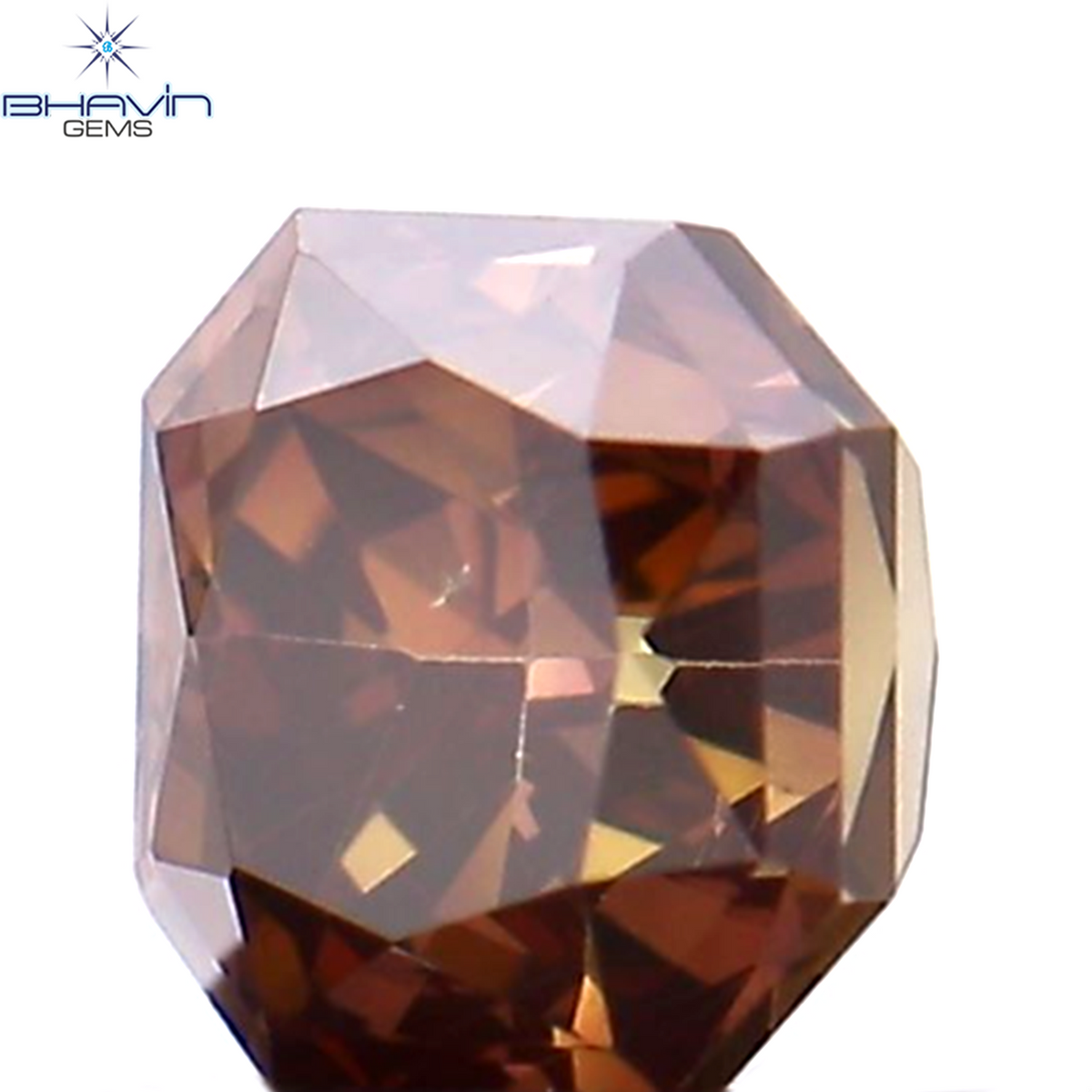 0.29 CT Natural Radiant Diamond Enhanced Pink Color Clarity SI1 (3.50 MM)