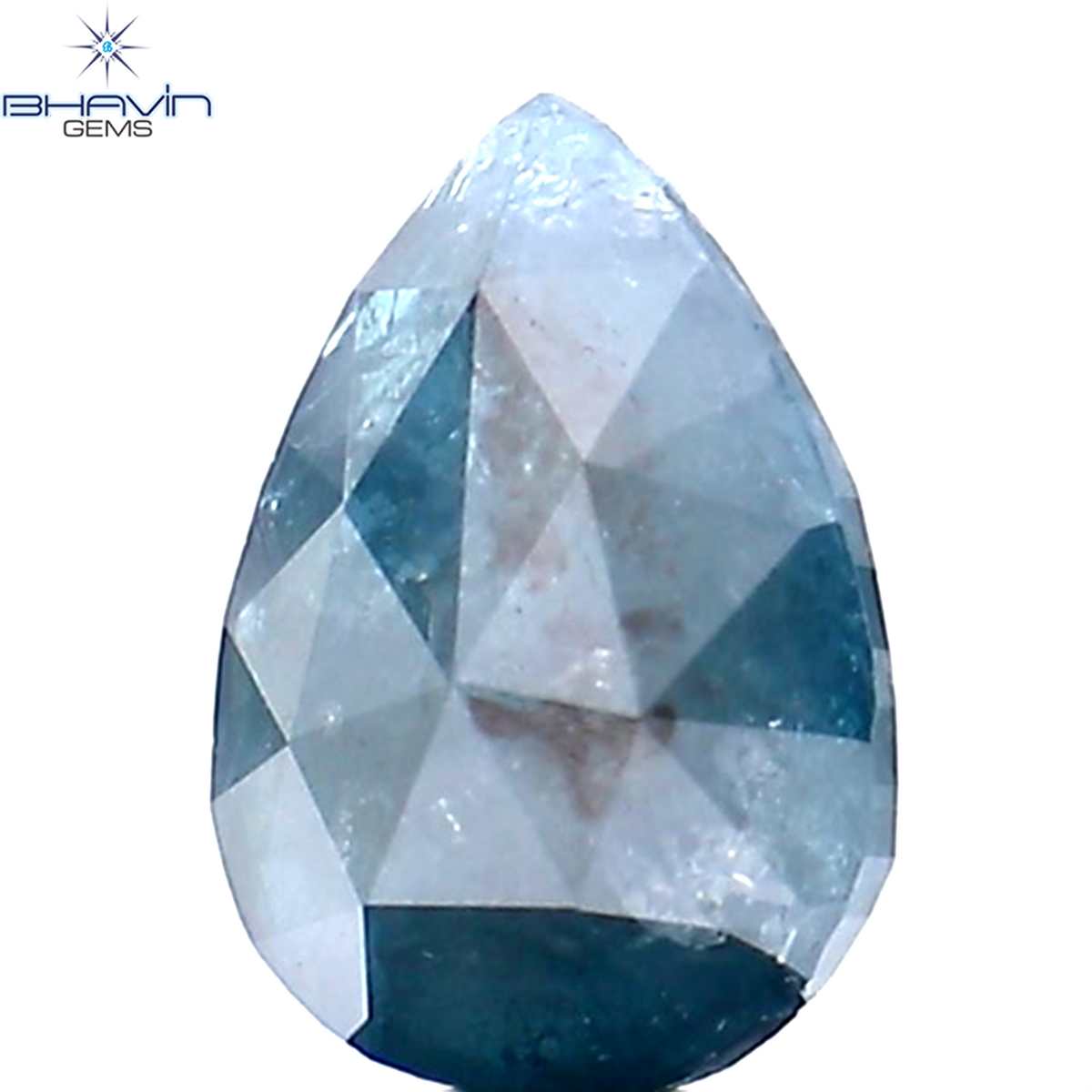 1.20 CT Natural Pear Diamond Enhanced Blue Color Clarity I3 (8.30 MM)