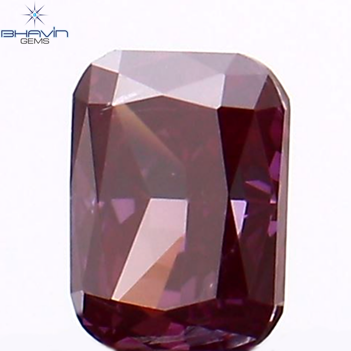 0.09 CT Natural Cushion Diamond Enhanced Pink Color Clarity VS1 (2.85 MM)