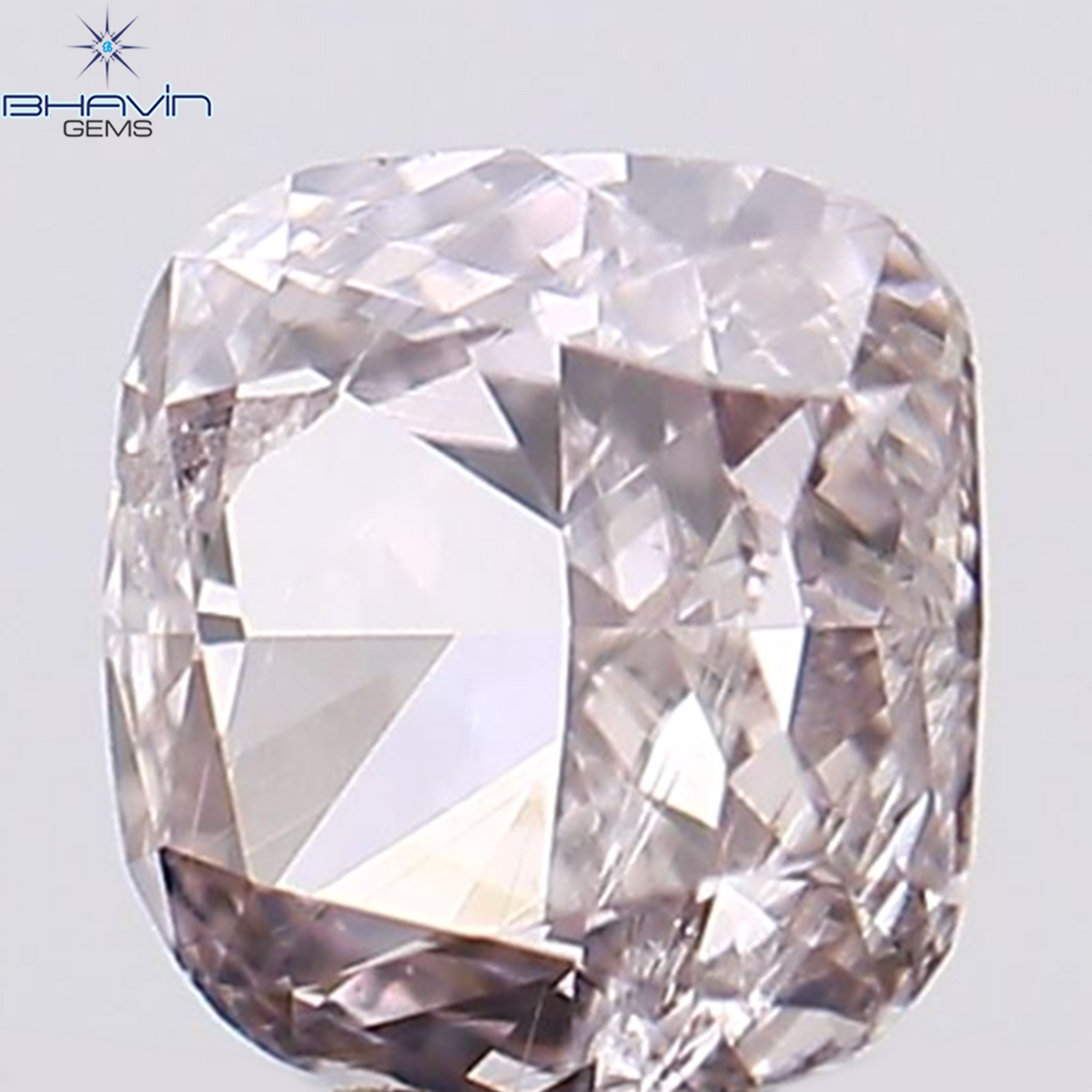 0.06 CT クッションシェイプ 天然ダイヤモンド ピンクカラー VS2 クラリティ (2.30 MM)