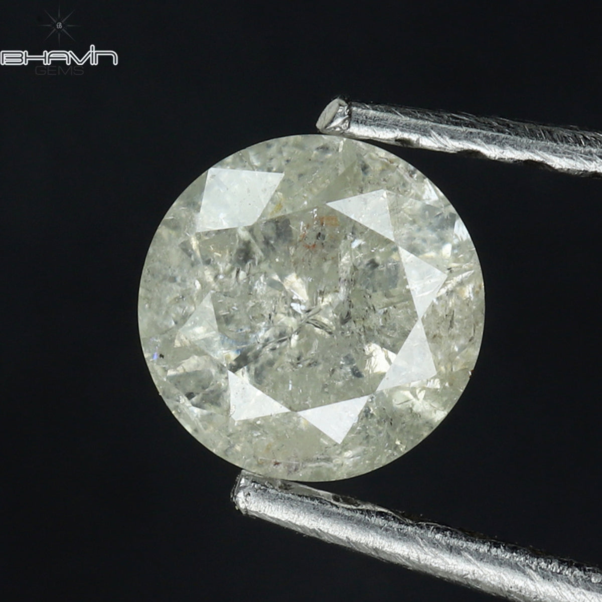 0.39 CT Natural Round Diamond White Color Clarity I3 (4.65 MM)
