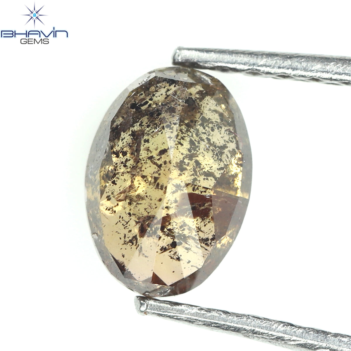 0.84 CT Natural Oval Diamond Enhanced Pink Color Clarity I3 (6.68 MM)