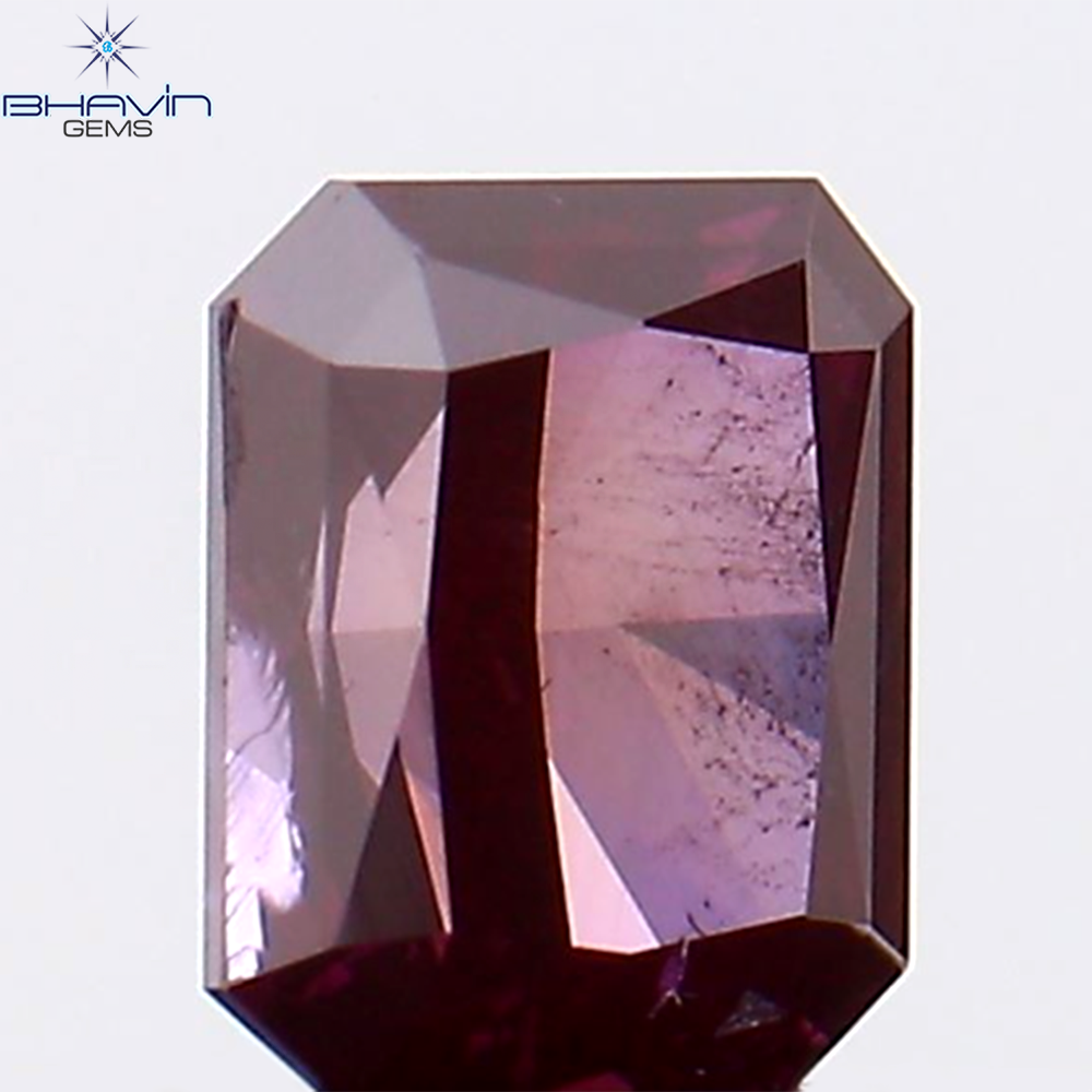 0.33 CT Natural Radiant Diamond Enhanced Pink Color Clarity SI2 (4.17 MM)