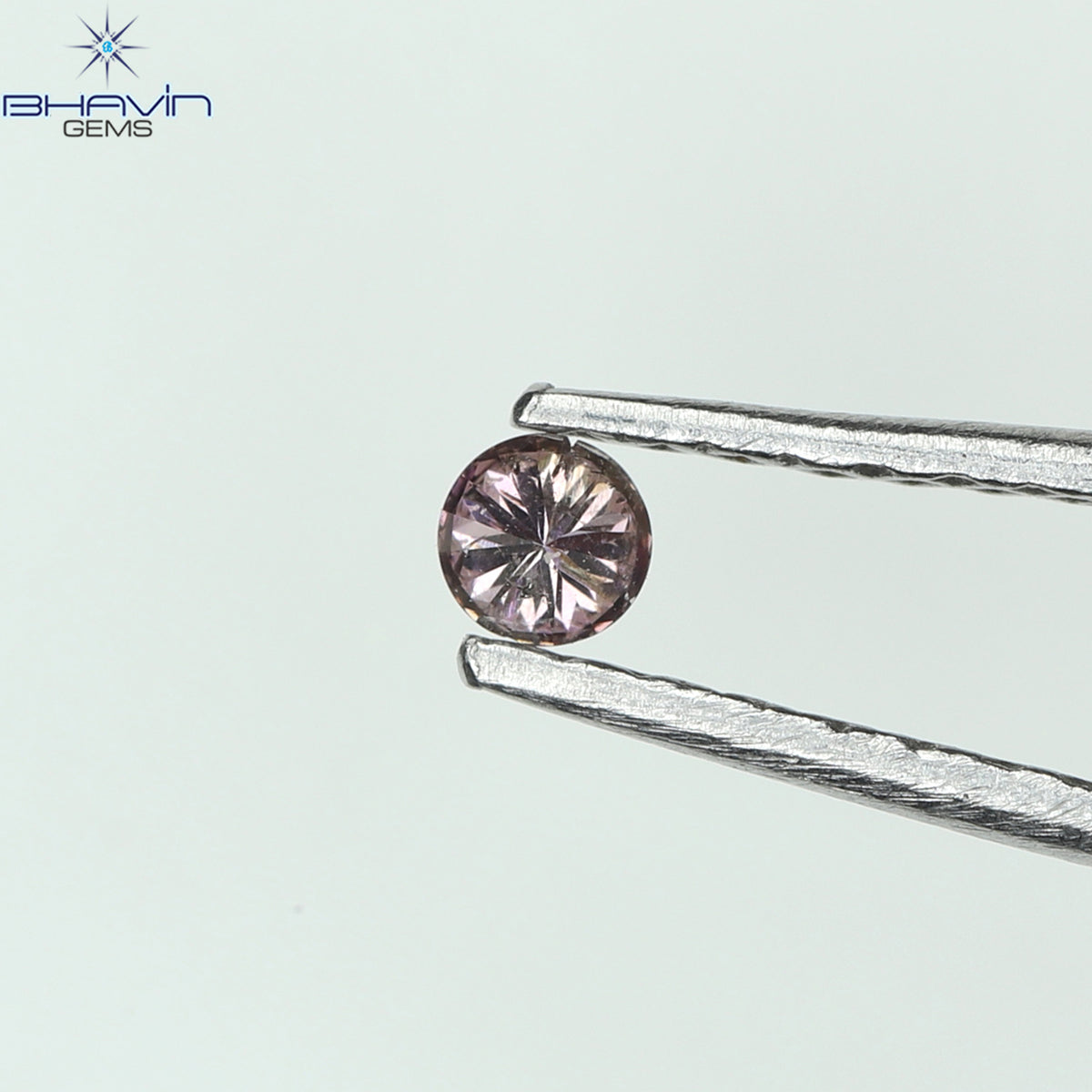 0.05 CT ラウンド シェイプ ナチュラル ダイヤモンド ピンク カラー I1 クラリティ (2.30 MM)