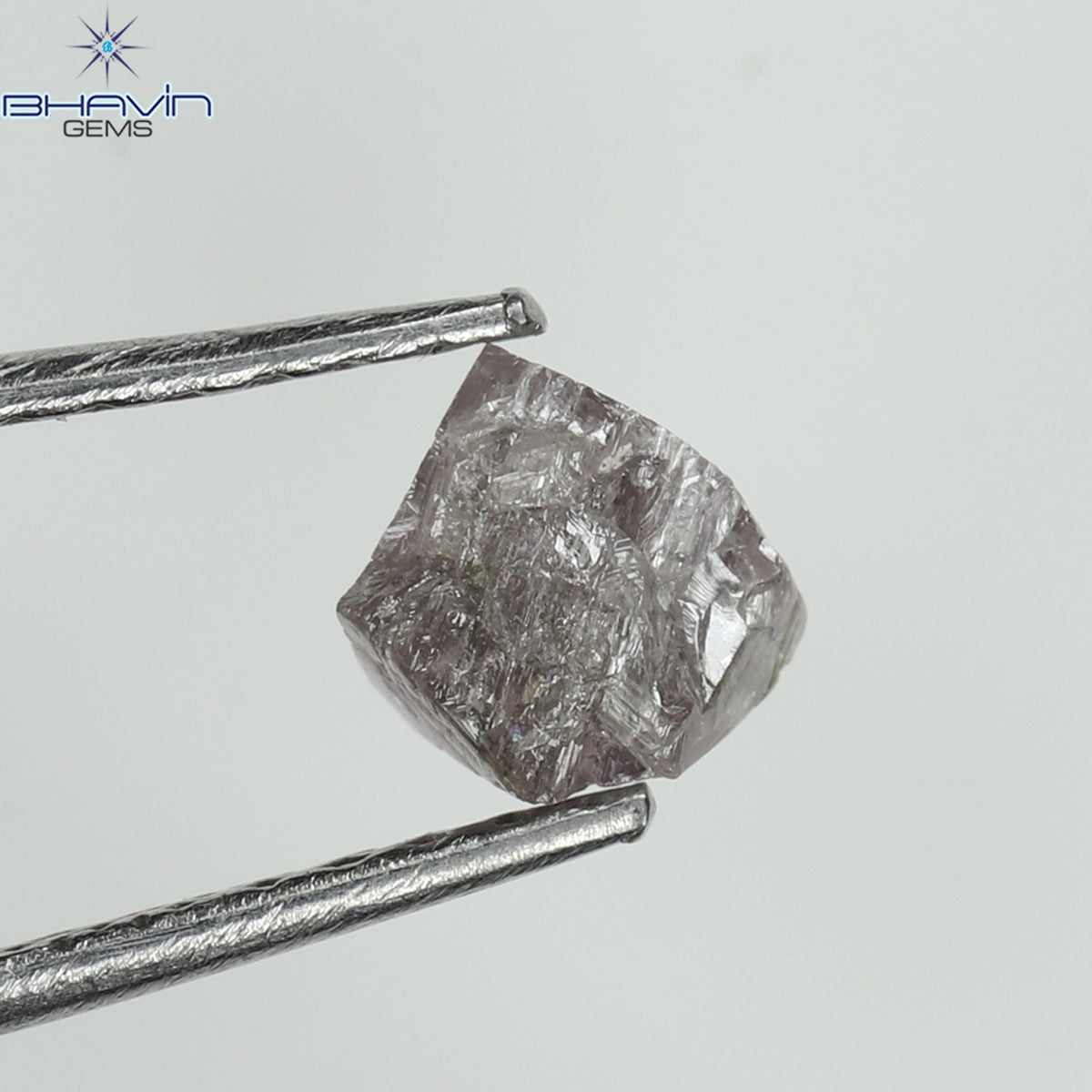 0.49 CT Natural Rough Diamond Pink Color Clarity I3 (4.90 MM)