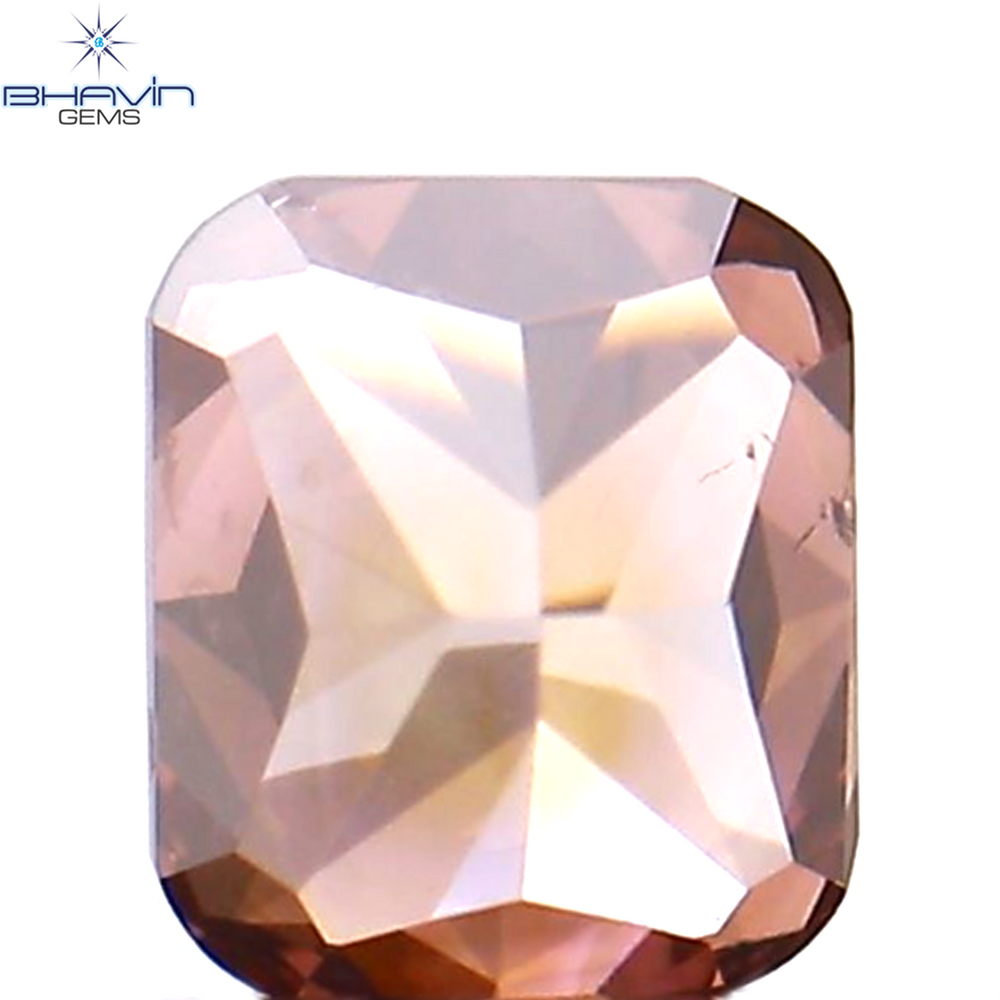 0.19 CT Cushion Shape Natural Loose Diamond Enhanced Pink Color VS1 Clarity (3.42 MM)