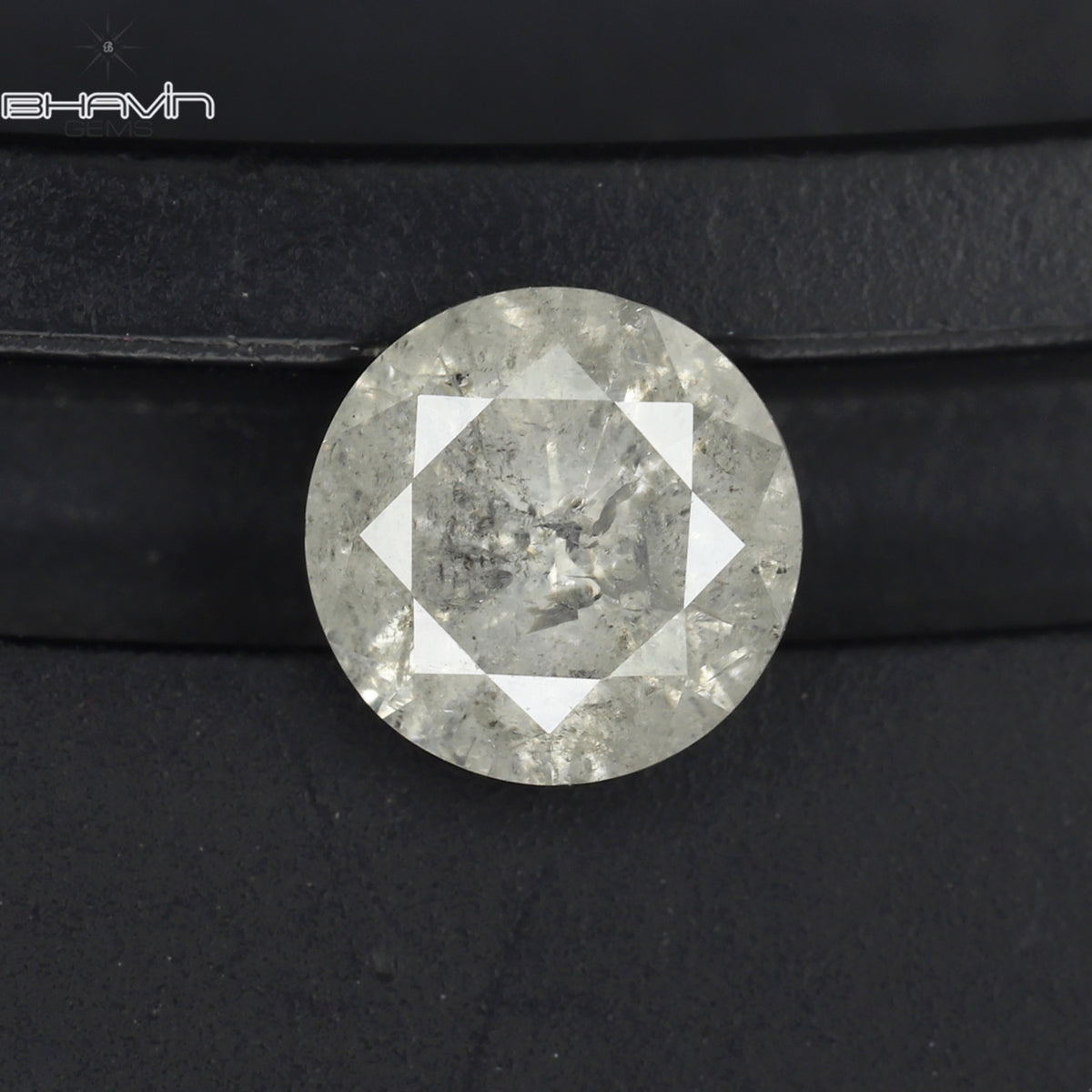 0.58 CT ラウンド シェイプ ナチュラル ダイヤモンド ホワイト カラー I3 クラリティ (5.30 MM)