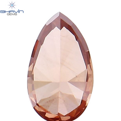 0.18 CT Pear Shape Natural Diamond Pink Color SI1 Clarity (4.76 MM)