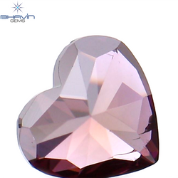0.23 CT Heart Shape Enhanced Pink Color Natural Loose Diamond VS1 Clarity (3.80 MM)