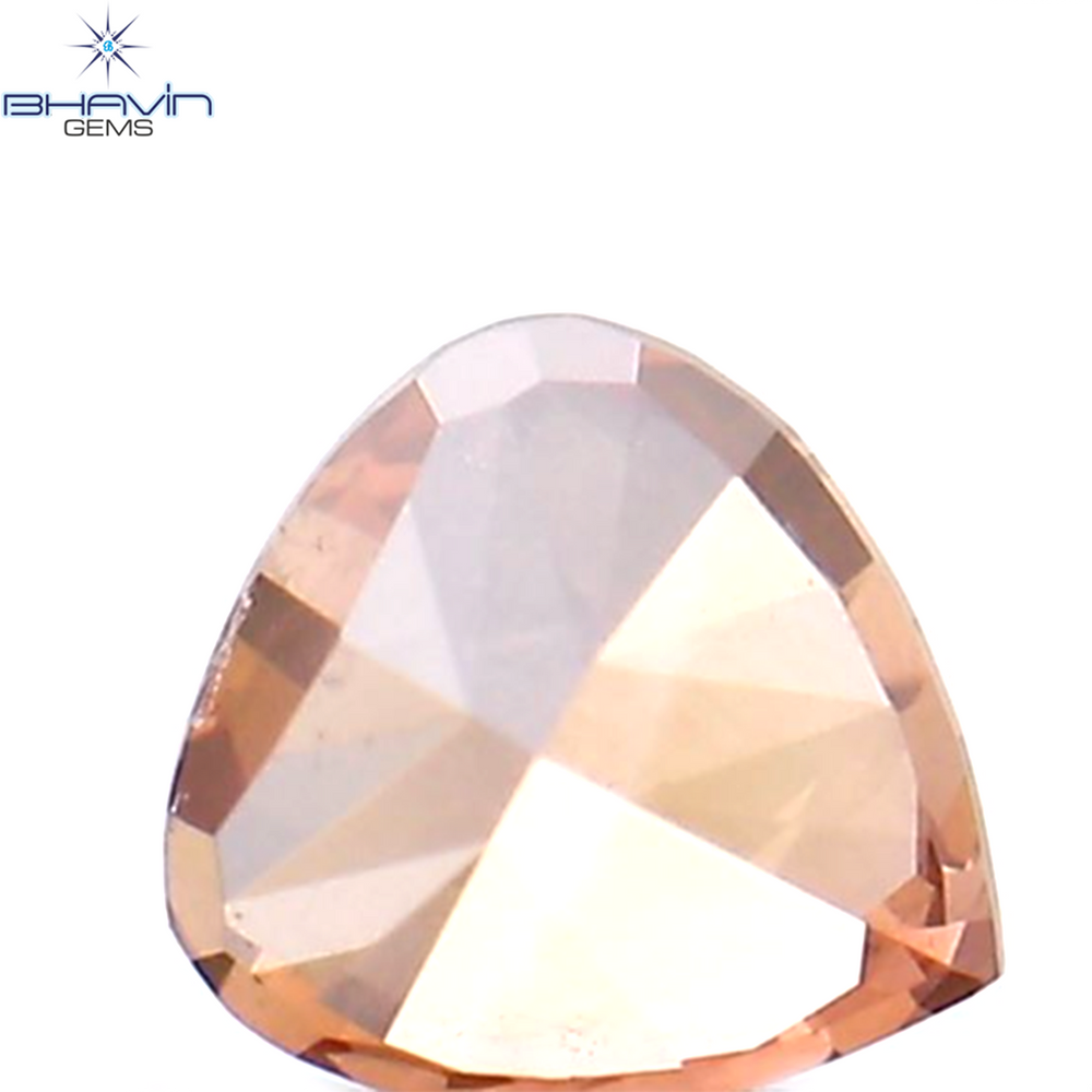 0.20 CT ハートシェイプ 天然ダイヤモンド 強化ピンク色 SI1 クラリティ (3.58 MM)