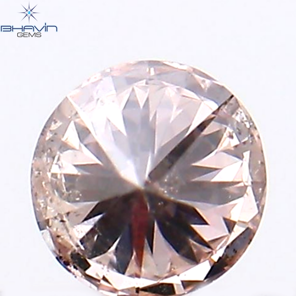 0.07 CT Natural Round Diamond Pink (Argyle) Color Clarity SI1 (2.66 MM)