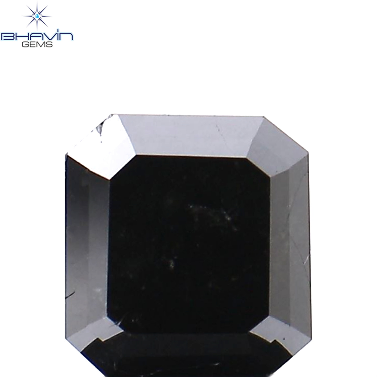 1.01 CT アッシャー シェイプ ナチュラル ダイヤモンド グリーン カラー VS1 クラリティ (5.34 MM)