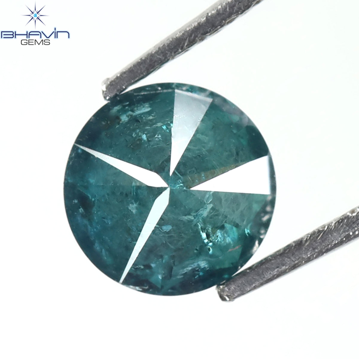 0.70 CT Natural Round Diamond Enhanced Blue Color Clarity I3 (5.67 MM)