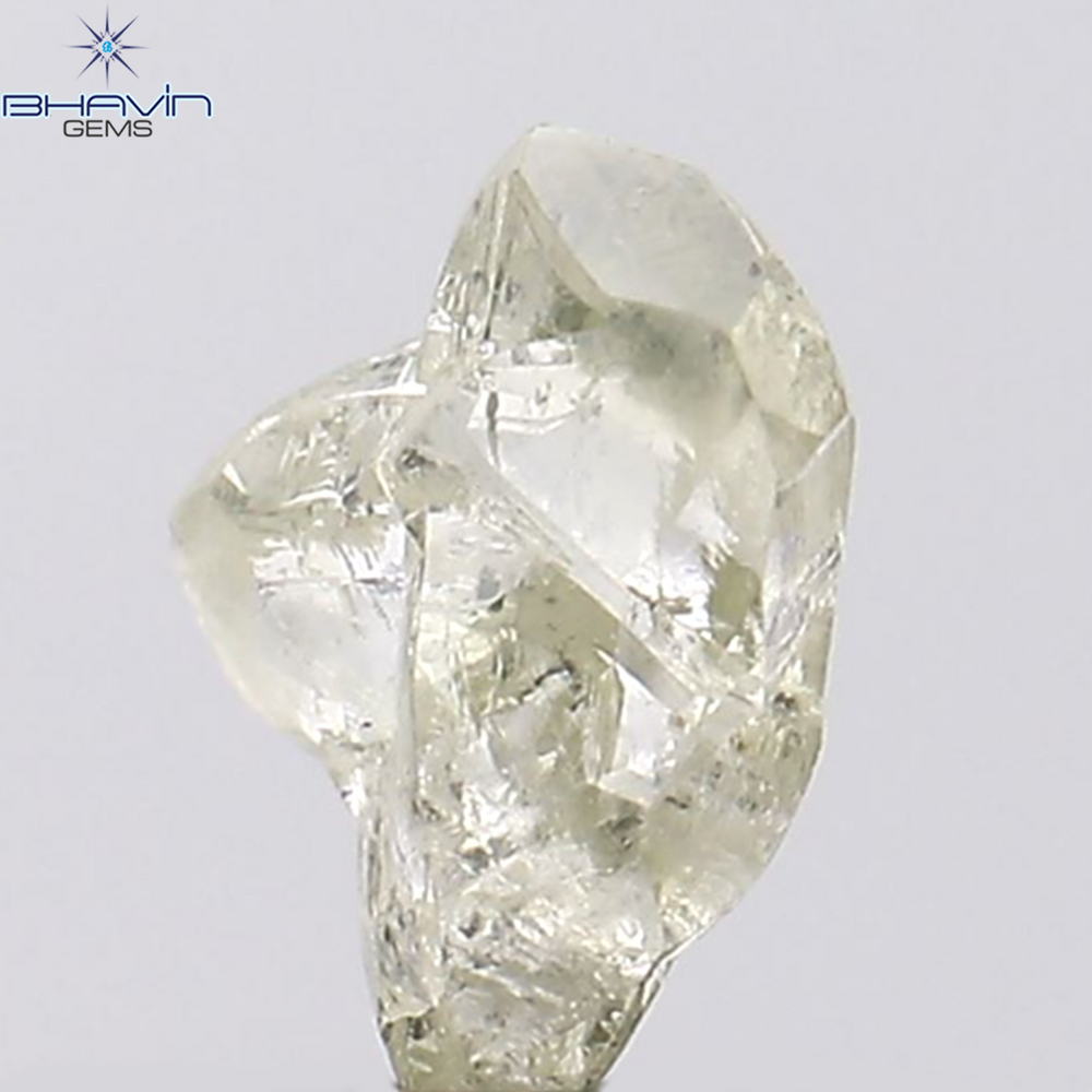 0.67 CT ラフシェイプ ナチュラル ダイヤモンド ホワイト カラー SI1 クラリティ (6.72 MM)